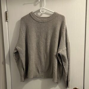 Maurices Women's Crewneck Sweater in Light Gray
